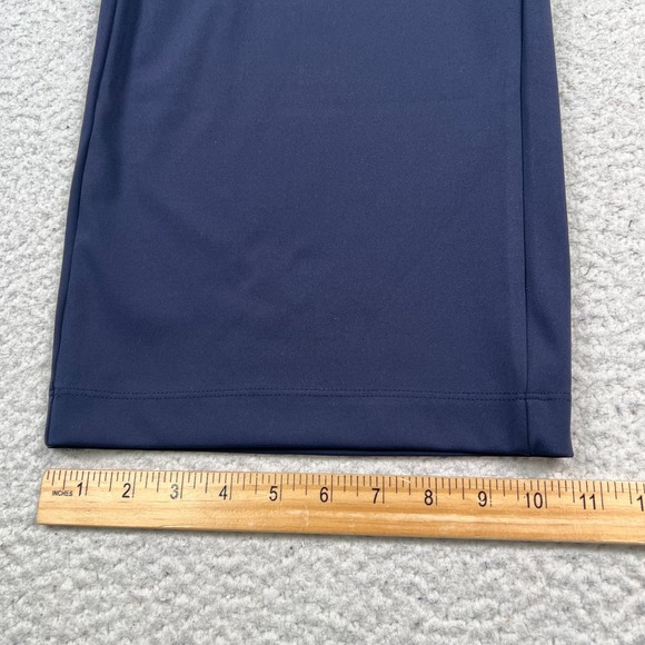 NWT Halara Pants Medium Wide Leg Pleated Stretch Side Pocket Athleisure Blue - Picture 7 of 13